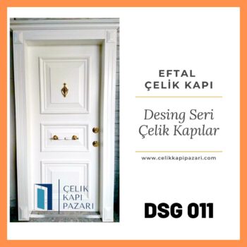 DSG 011 Beyaz Lake Çelik Kapı