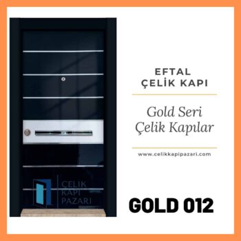GOLD 012 Siyah çelik Kapı
