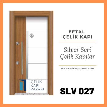 SLV 027 Ceviz çelik Kapı