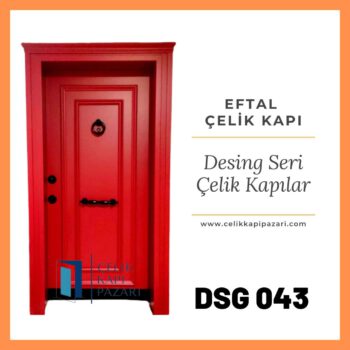 DSG 043 Kırmızı çelik Kapı
