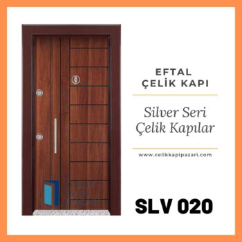 SLV 020 Metalik Ceviz çelik Kapı