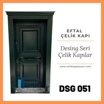 DSG 051 Yeşil çelik Kapı